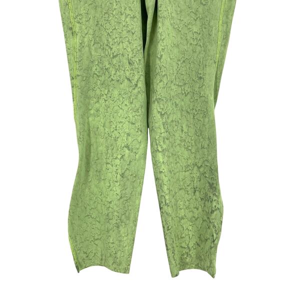 Lululemon Base Pace High Rise Crop 23" City Grit Green Multi Size 6 - Picture 6 of 10